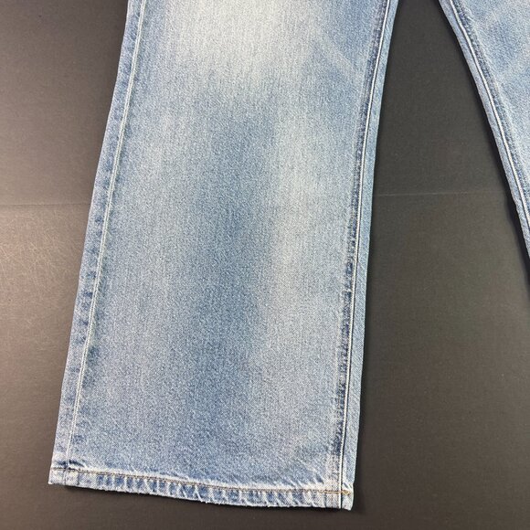 American Eagle Jeans Women's 38x32* High Rise Baggy Dad Light Blue Denim Tag 18R - Picture 6 of 16